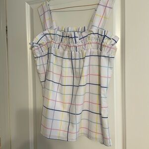 TBBC Pastel Gingham Sleeveless Sz M